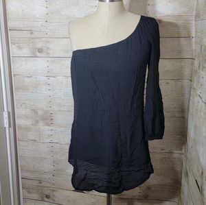 Black 1 shoulder Blouse